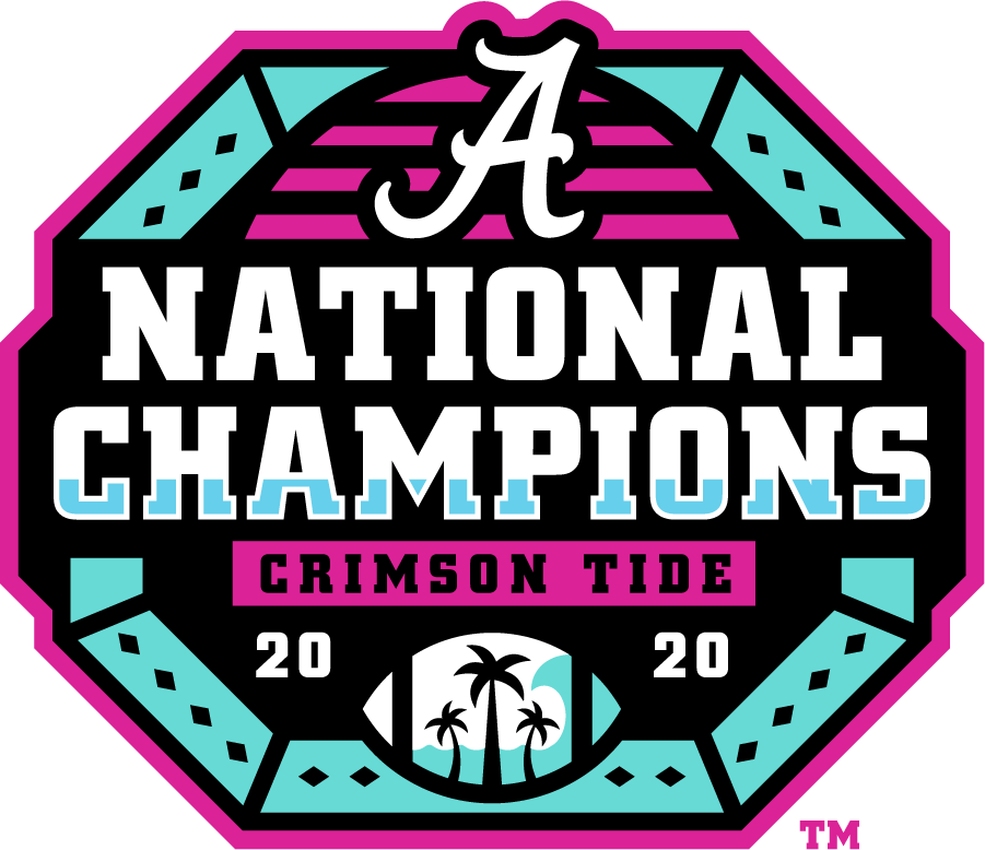 Alabama Crimson Tide 2020 Champion Logo diy DTF decal sticker